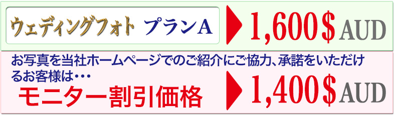 ゴールドコーストウェディングフォトスタンダードプラン